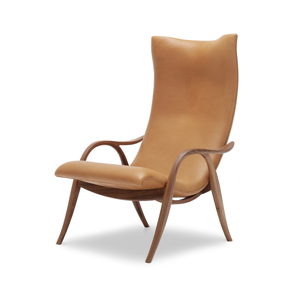 CARL HANSEN & SØNS - FH429 Signature Chair - Walnut Oiled - SIF Leather Seat Cognac
