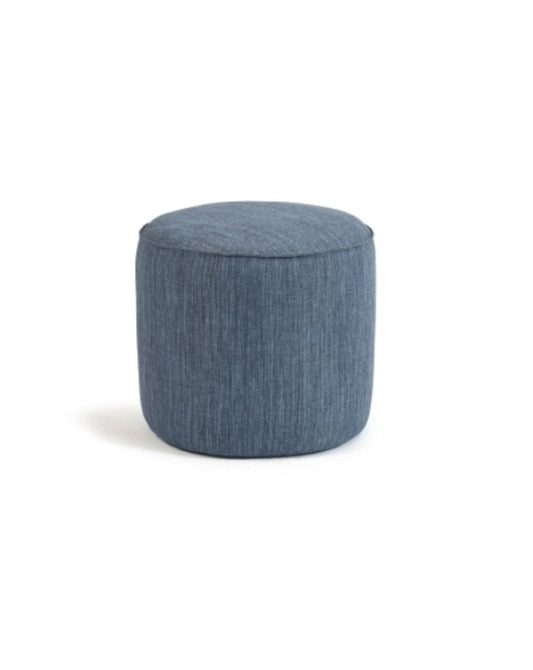 DIPHANO Easy Fit Pouf 50cm - Denim Blue - CLEARANCE Fifty Percent Discount