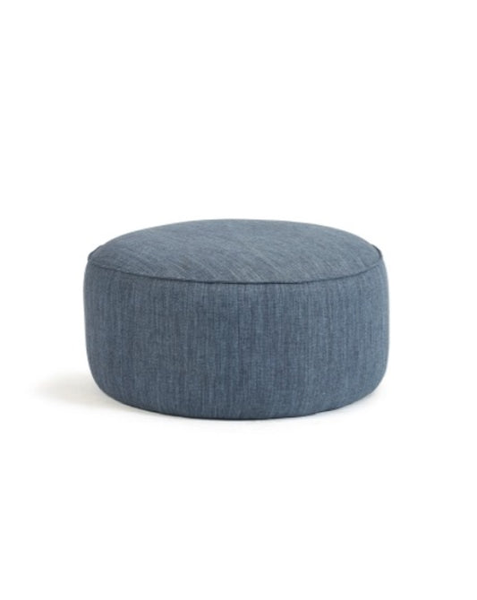 DIPHANO Easy Fit Pouf 70cm - Denim Blue - CLEARANCE Fifty Percent Discount
