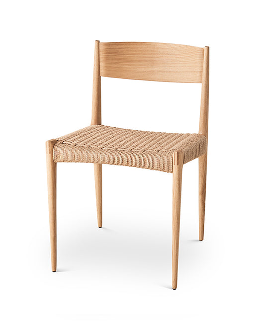 DK3 - Pia Chair - Oak Natural Cord Seat - Fifteen Percent Discount