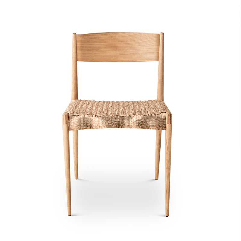 DK3 - Pia Chair - Oak Natural Cord Seat - Fifteen Percent Discount
