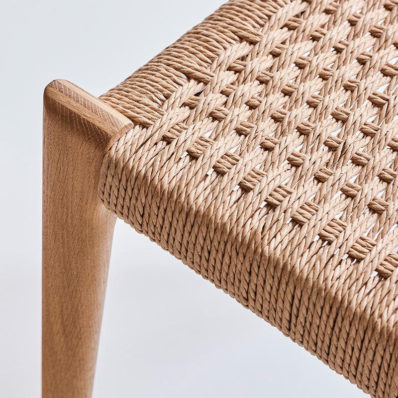 DK3 - Pia Chair - Oak Natural Cord Seat - Fifteen Percent Discount