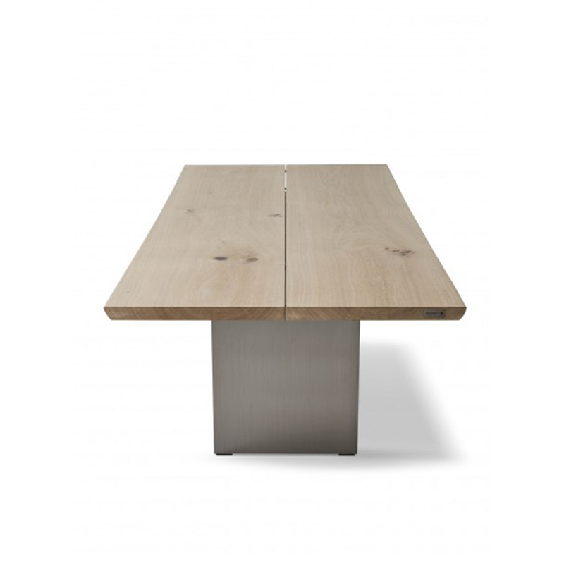 DK3 - TREE Dining Table 270x100 - Wild Oak w/Black Steel Leg - CLEARANCE Thirty Percent Discount