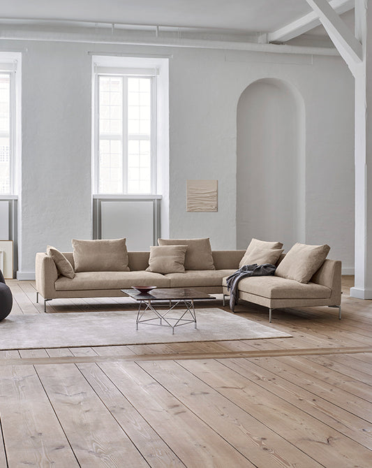 EILERSEN "RA" Sofa - 289 x 200 CM - Fabric "Clay"  - CLEARANCE Forty Five Percent Discount