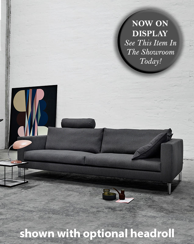 EILERSEN Zenith Sofa - 220 x 100 CM - "Gravel" Fabric  - CLEARANCE Forty Five Percent Discount