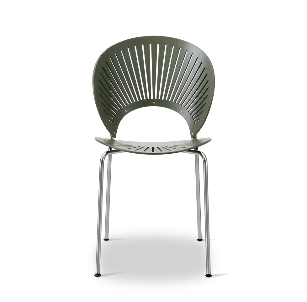 FREDERICIA - SET OF 6 - Trinidad Chair - Beech Painted Khaki - Fifteen Percent Discount