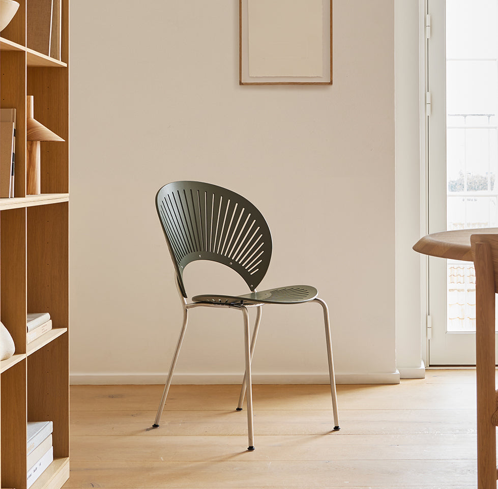 FREDERICIA - SET OF 6 - Trinidad Chair - Beech Painted Khaki - Fifteen Percent Discount