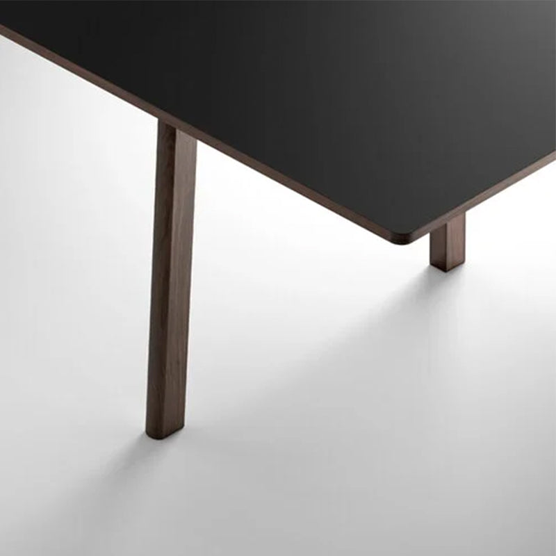 FREDERICIA - ANA Extension Table 180-280cm Smoked Oak w/Black Nano Laminate Top - Fifteen Percent Discount