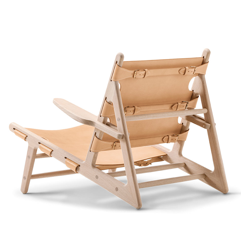 FREDERICIA The Hunting Chair - Oak Soaped with Natural Leather Seat - Fifteen Percent Discount