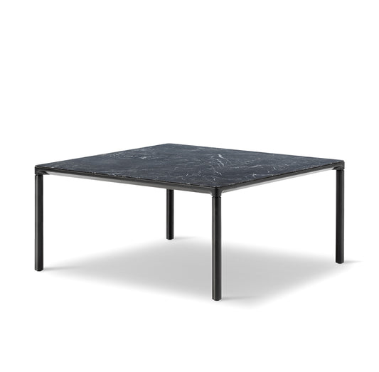 FREDERICIA Piloti Table - Grey Marble Top 75x75 - CLEARANCE Forty Percent Discount