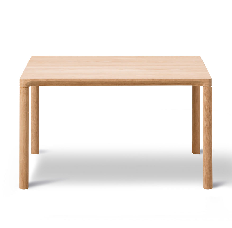 FREDERICIA Piloti Table - Oak, Light Oiled 63x63 - CLEARANCE Forty Percent Discount
