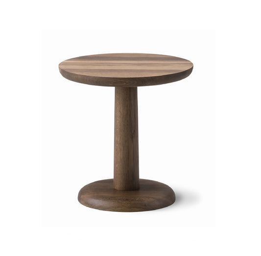FREDERICIA Pon Table - Oak Smoked  Ø35x36cm - CLEARANCE Forty Percent Discount