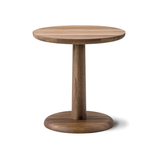 FREDERICIA Pon Table - Oak Smoked  Ø45x46cm - CLEARANCE Forty Percent Discount