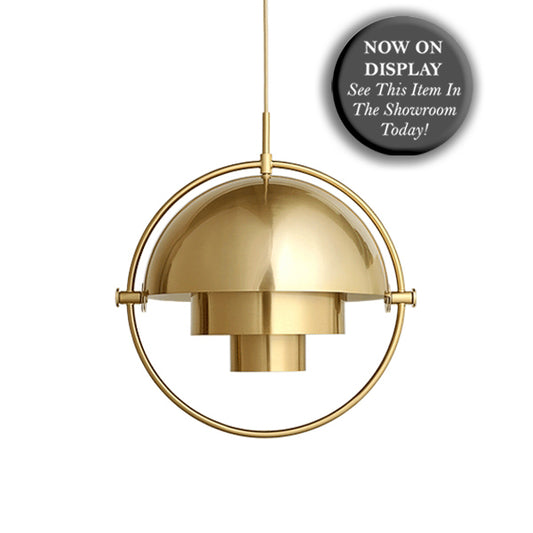 GUBI Multi Lite Pendant - Brass Shade with Brass Ring - Twenty Five Percent Discount