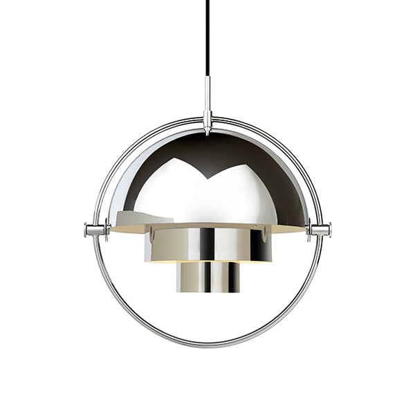 GUBI Multi Lite Pendant - Chrome Shade with Chrome Ring - Twenty Five Percent Discount