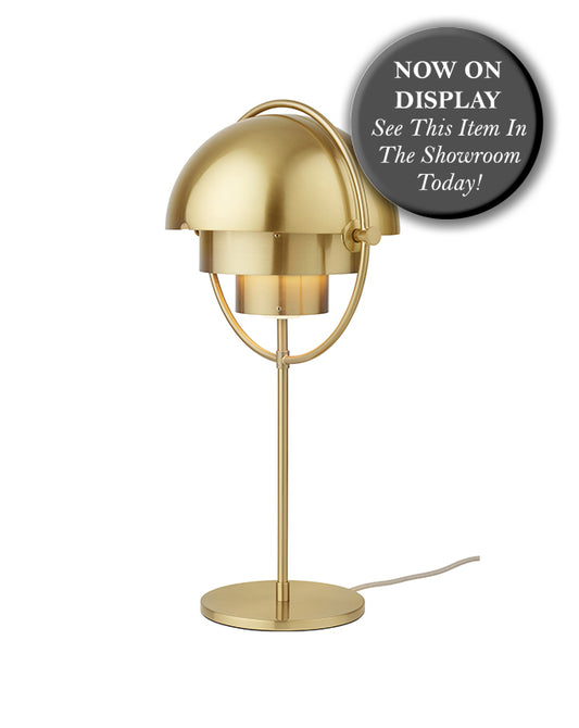 GUBI Multi-Lite Table Lamp - Shiny Brass Shade with Brass Base - Twenty Five Percent Discount