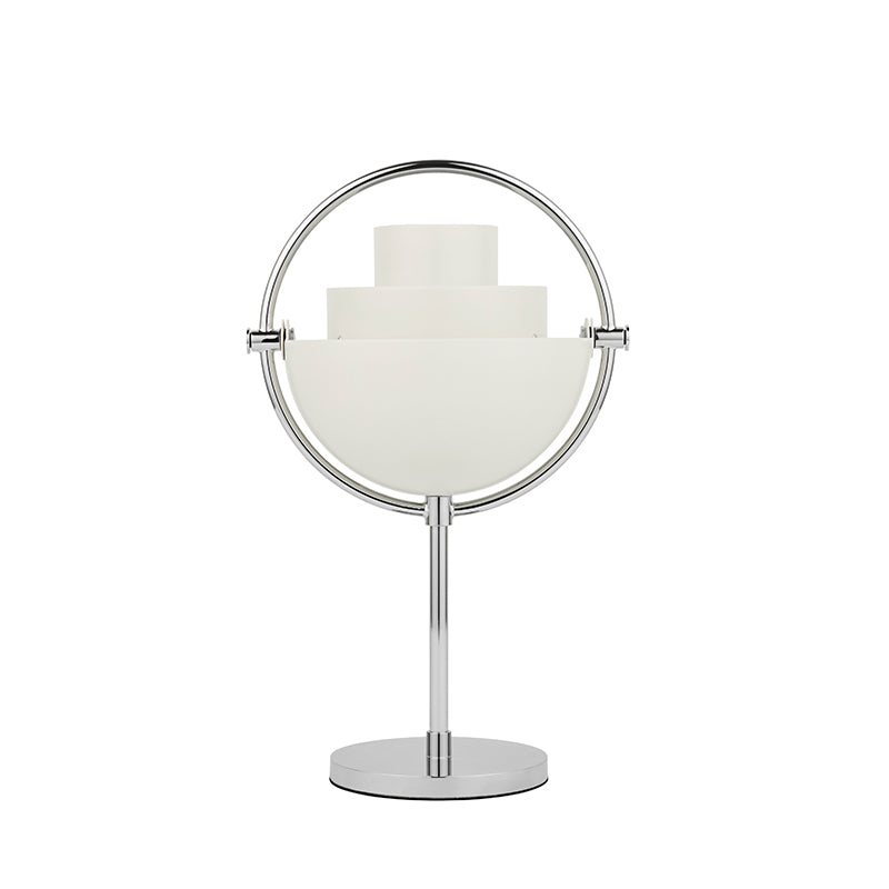GUBI Multi Lite Rechargeable Lamp - Chrome/White - Indoor & Outdoor Safe - Twenty Five Percent Discount