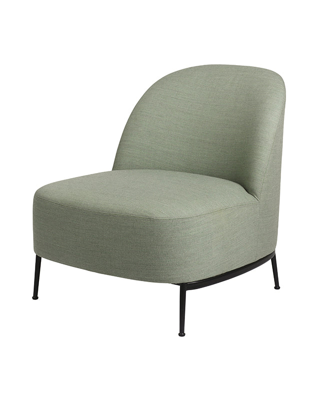 GUBI Sejour Chair - Fully Upholstered, Dedar "Karakorum" Boucle Fabric, Black Base - Thirty Percent Discount