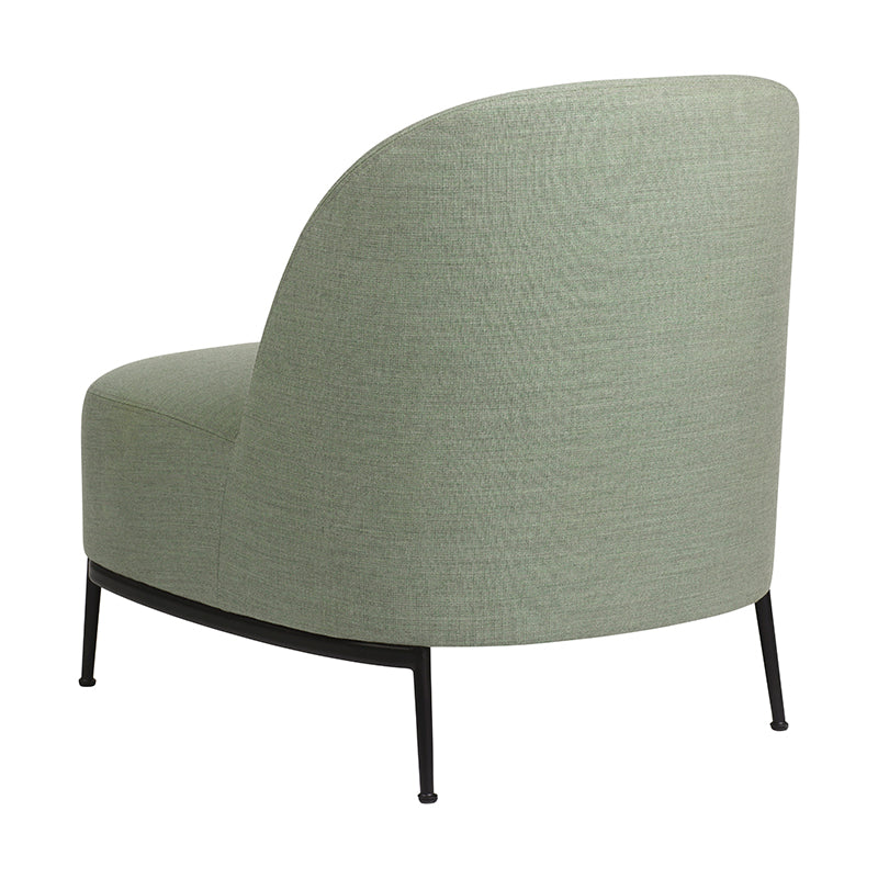 GUBI Sejour Chair - Fully Upholstered, Dedar "Karakorum" Boucle Fabric, Black Base - Thirty Percent Discount