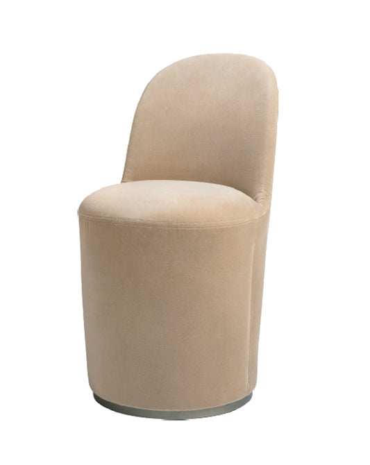 GUBI Tail High Back Chair - Fully Upholstered, Dandy Velvet - CLEARANCE Fifteen Percent Discount