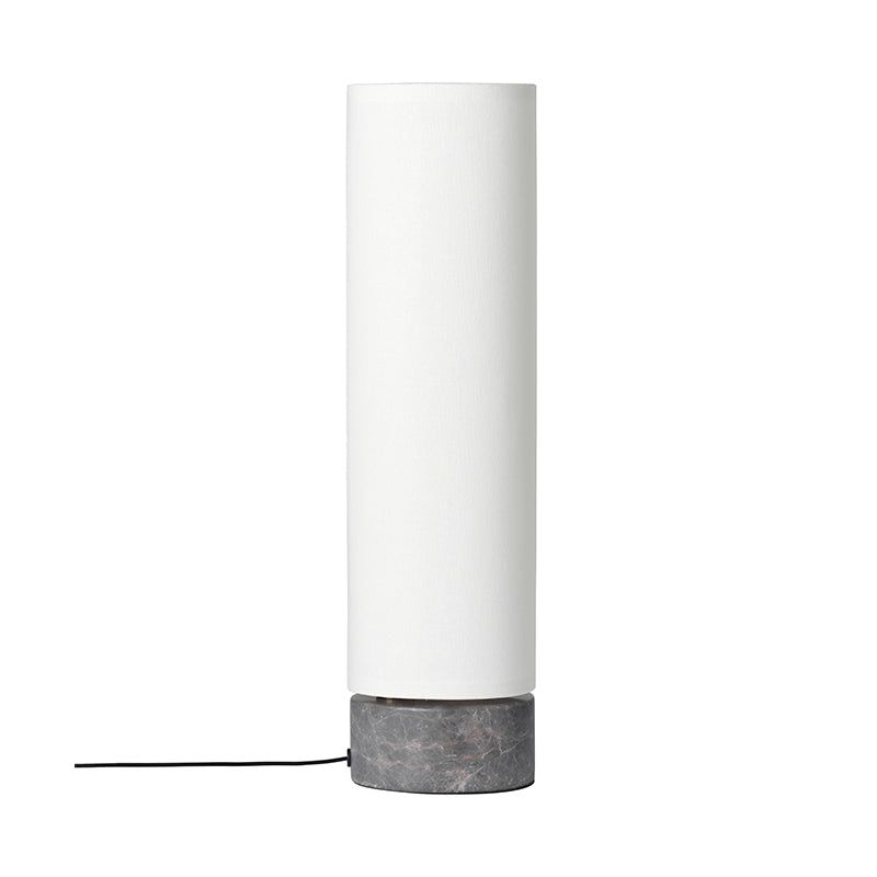 GUBI Unbound Table Lamp - Canvas Shade & Marble Base H45cm - Twenty Five Percent Discount