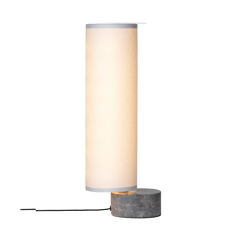 GUBI Unbound Table Lamp - Canvas Shade & Marble Base H45cm - Twenty Five Percent Discount