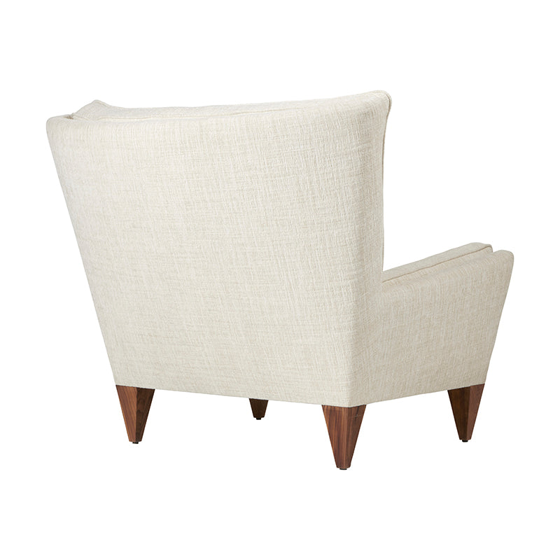 GUBI V11 Lounge Chair - Fully Upholstered, Limonta "Forli" Walnut Leg - Fifteen Percent Discount