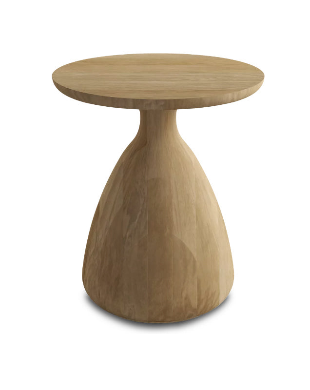 MANUTTI - Tsuki Side Table Solid Teak 35cm - CLEARANCE Thirty Percent Discount