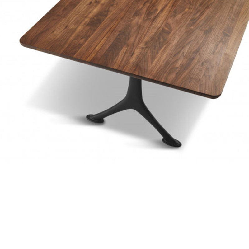 NAVER COLLECTION - GM3030 "Thor" Table 240x100 - Walnut Oiled, Black Powder Coated Aluminium Leg - CLEARANCE Thirty Percent Discount