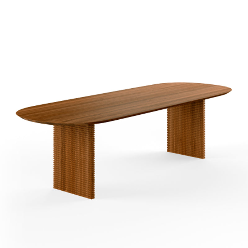 NAVER COLLECTION - GM3540 "Semi" Dining Table 210x100 - Walnut Oiled - CLEARANCE Thirty Percent Discount