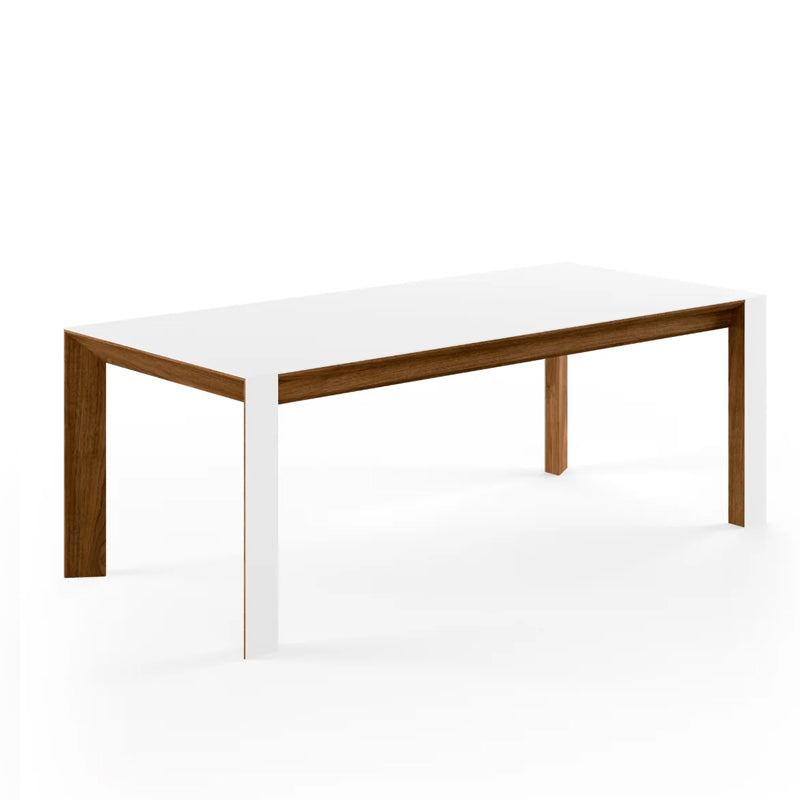 NAVER COLLECTION - GM7700 Dining Table 180x100 - Walnut Oiled w/Dupont Corian Top - CLEARANCE Forty Percent Discount