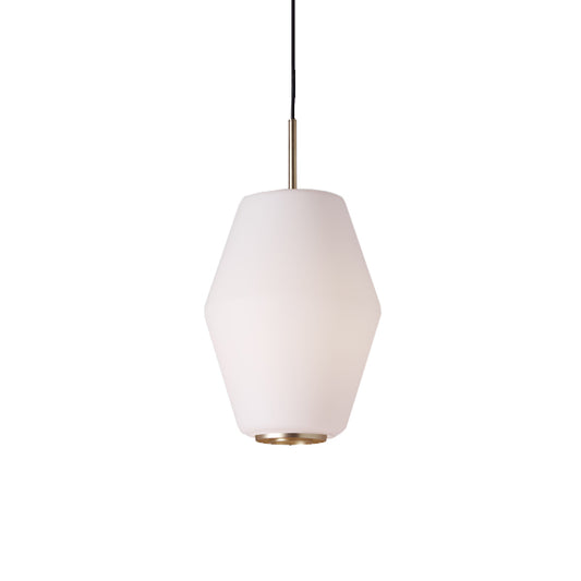 NORTHERN Dahl Pendant - Opal Glass & Brass - CLEARANCE Forty Percent Discount
