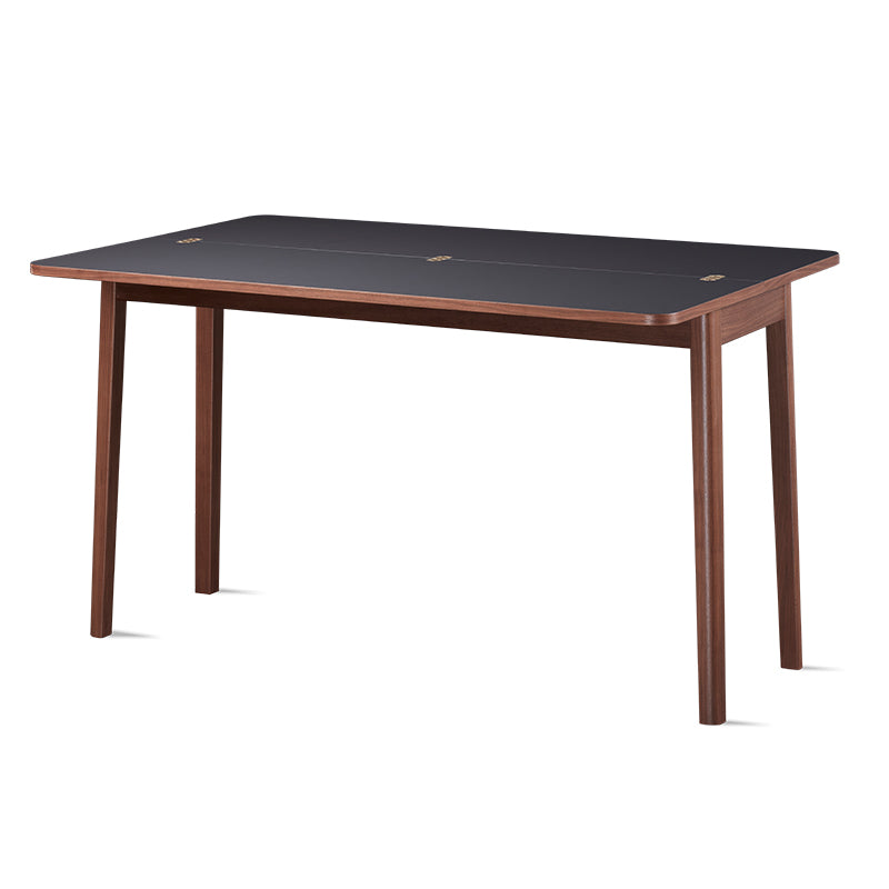 SKOVBY SM104 Multi-Console/Table/Desk - Walnut Oiled Veneer with Black Nano Laminate top - Fifteen Percent Discount