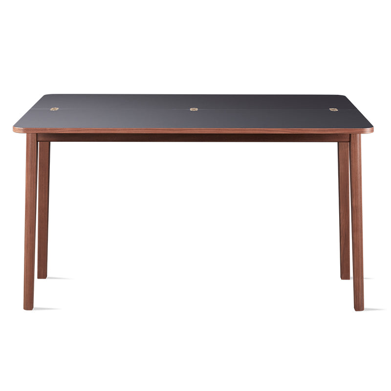 SKOVBY SM104 Multi-Console/Table/Desk - Walnut Oiled Veneer with Black Nano Laminate top - Fifteen Percent Discount