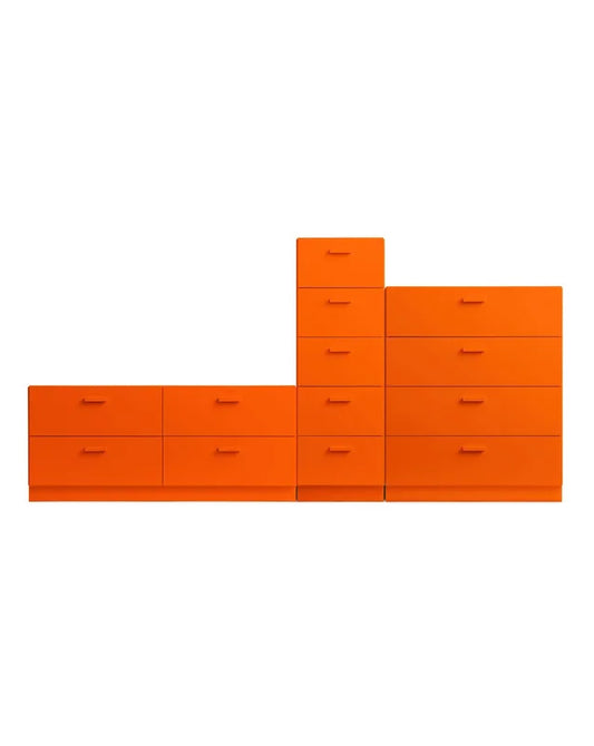STRING Relief Low/Tall/Wide - Preset Configuration in Orange with Plinth