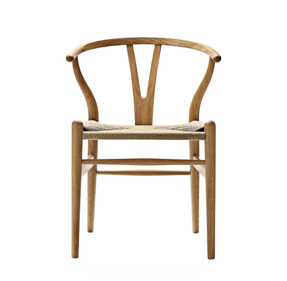 CARL HANSEN & SØNS - CH24 Wishbone Chair - Oak Oiled - Natural Seat - Set of 2