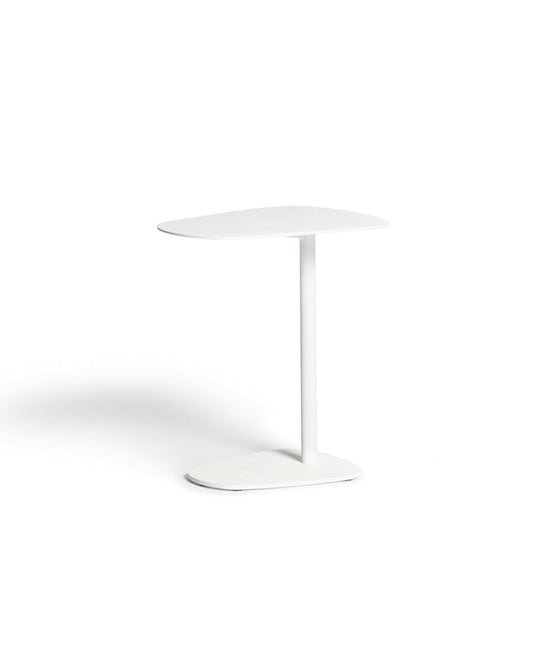 DIPHANO Easy Fit Ellips Laptop/Side Table - White - CLEARANCE Fifty Percent Discount