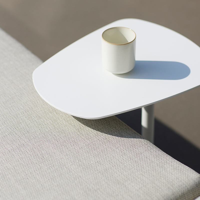 DIPHANO Easy Fit Ellips Laptop/Side Table - White - 30% Off