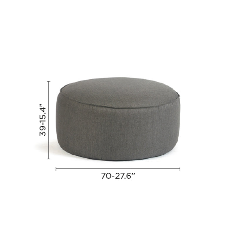 DIPHANO Easy Fit Pouf 70cm - Clay - 30% Off