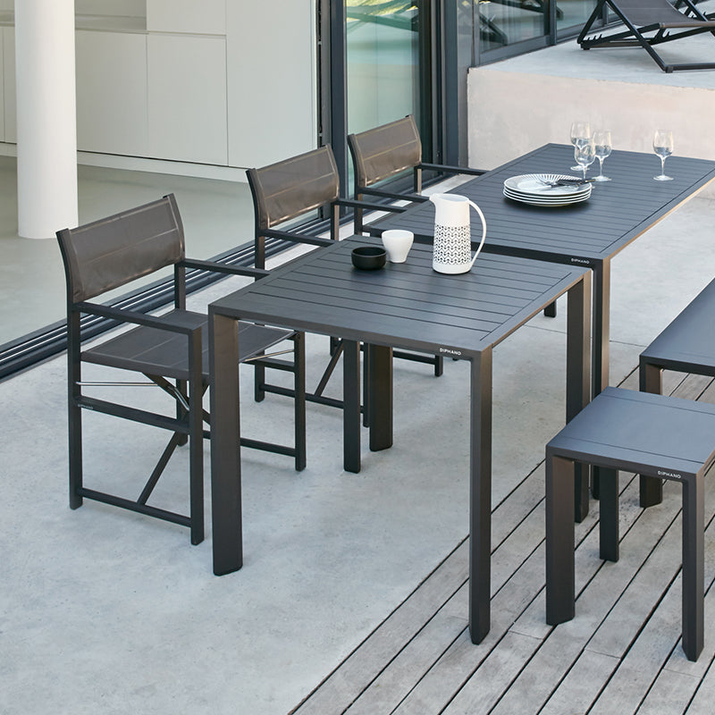 DIPHANO Metris Dining Table - Lava - 80x80cm - 30% Off