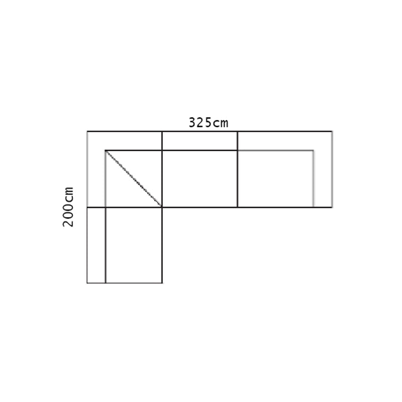 EILERSEN Baseline Sofa - 325 x 200 CM - "Munich" Dark Grey  - Fifteen Percent Discount