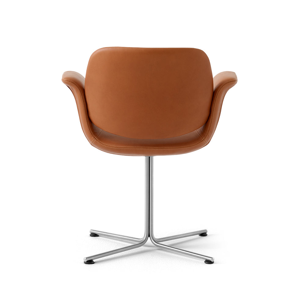 ERIK JORGENSEN - FREDERICIA Flamingo Swivel Chair - Omni Leather - Cognac - CLEARANCE Forty Percent Discount