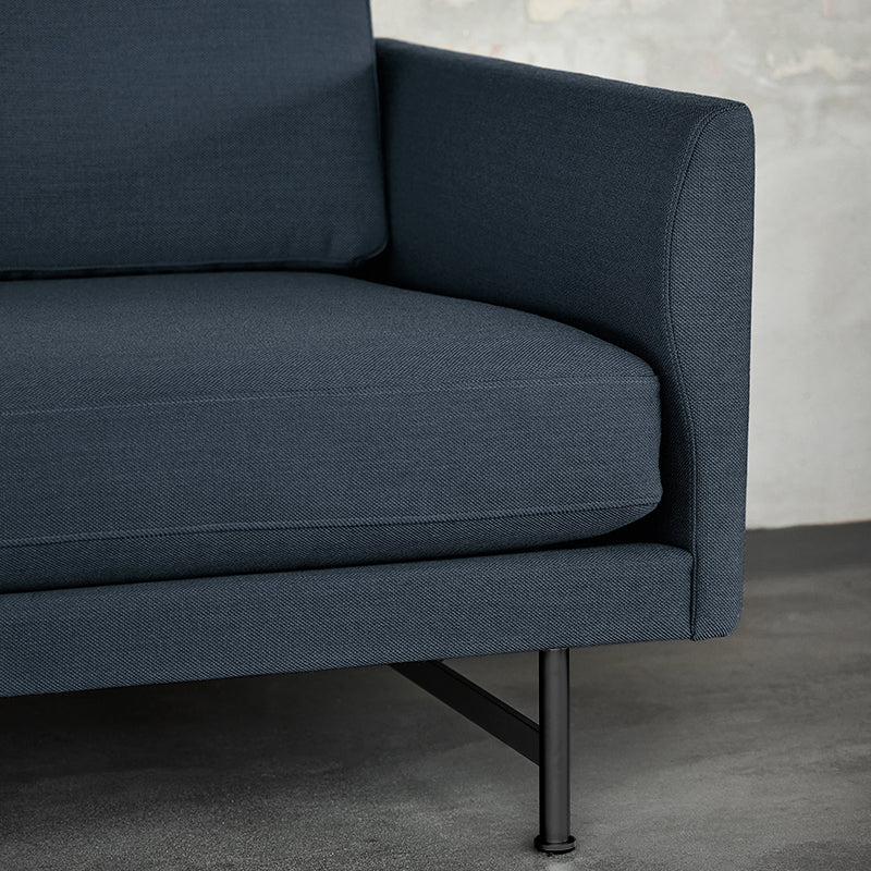 FREDERICIA - Calmo Sofa Two Seater - 170 x 90 CM - Navy Blue - CLEARANCE Forty Five Percent Discount