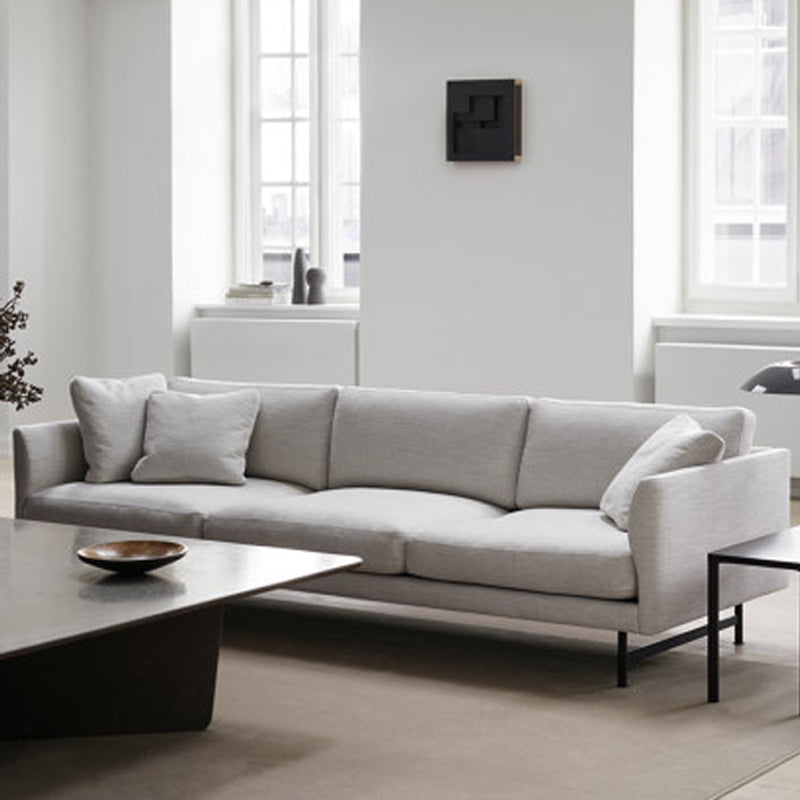 FREDERICIA - Calmo Sofa Three Seater - 250 x 90 CM - Ruskin "Quill"