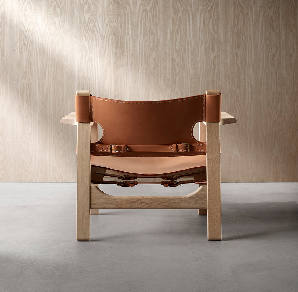 FREDERICIA The Spanish Chair - Oak Oiled with Cognac Leather Seat