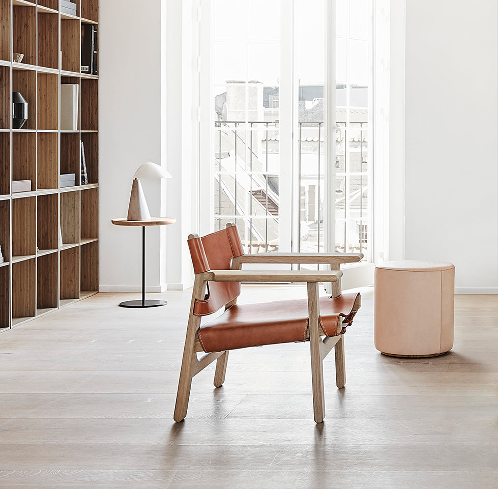 FREDERICIA The Spanish Chair - Oak Oiled with Cognac Leather Seat
