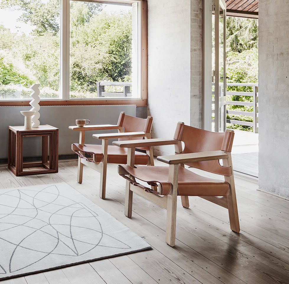 FREDERICIA The Spanish Chair - Oak Oiled with Cognac Leather Seat