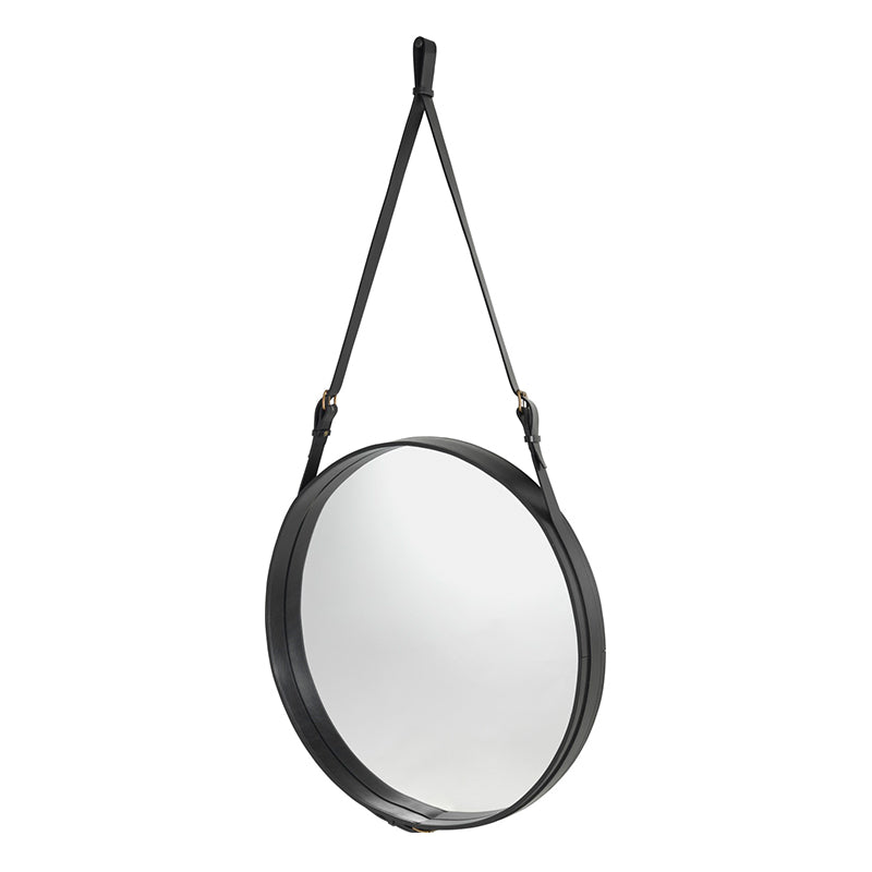 GUBI Adnet Circulaire Mirror - Large 70cm - Black - Fifteen Percent Discount