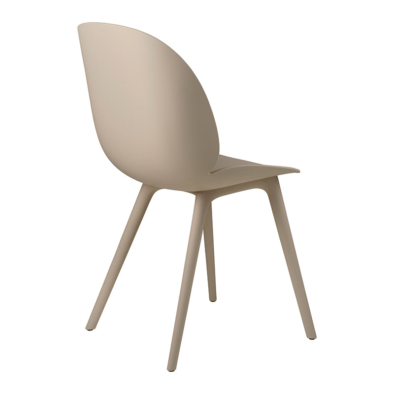 GUBI Beetle Chair OUTDOOR - New Beige Polypropylene Seat - Set of 2 - 20% Off