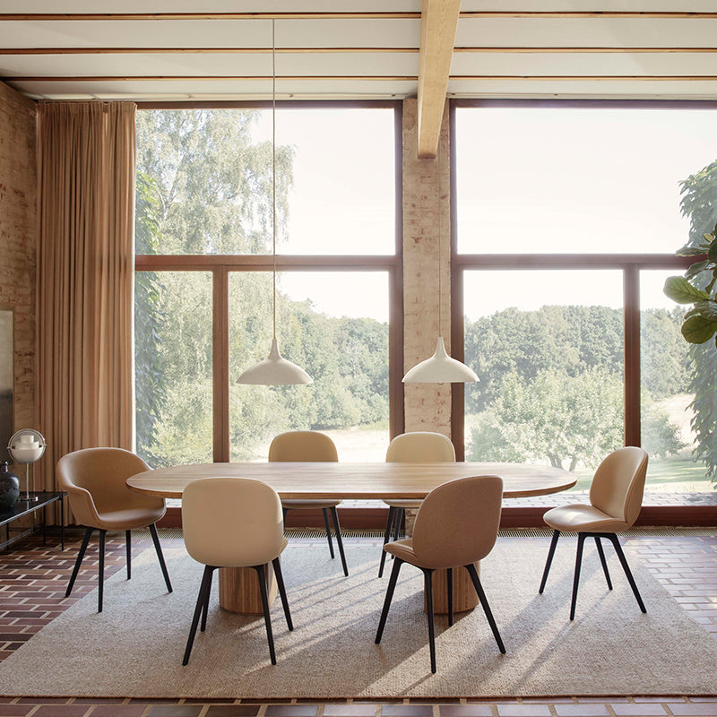GUBI Moon Dining Table - 290x105 - Solid Oak Soaped - 20% Off